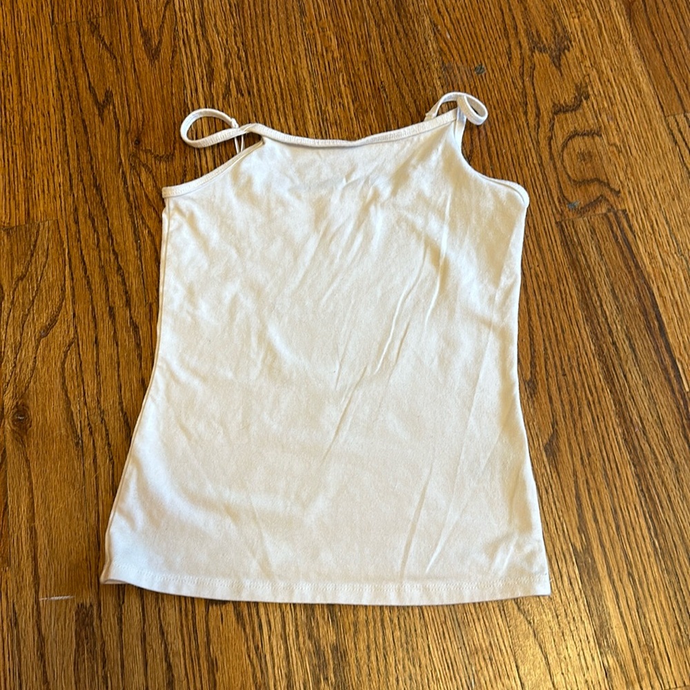 Cute, white tank top from Cat & Jack, size M/8.
